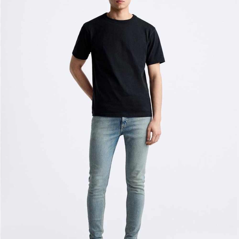 Zara Skinny 34 Jeans Light Blue